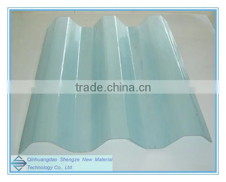 FRP skylight roof/workshop transparent tile/ flat plane skylight