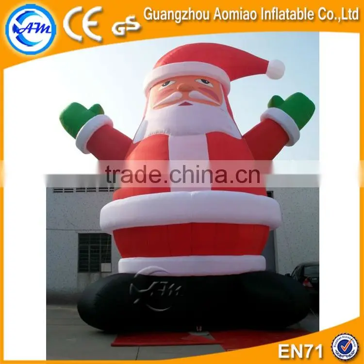 2016 Inflatable christmas decoration inflatable santa in chair