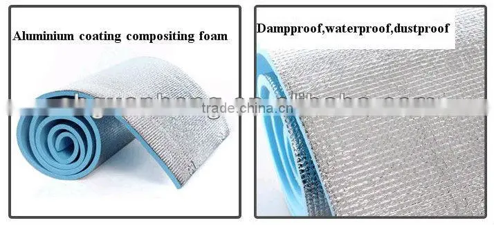 Dustproof sleeping pads with antiskid backing