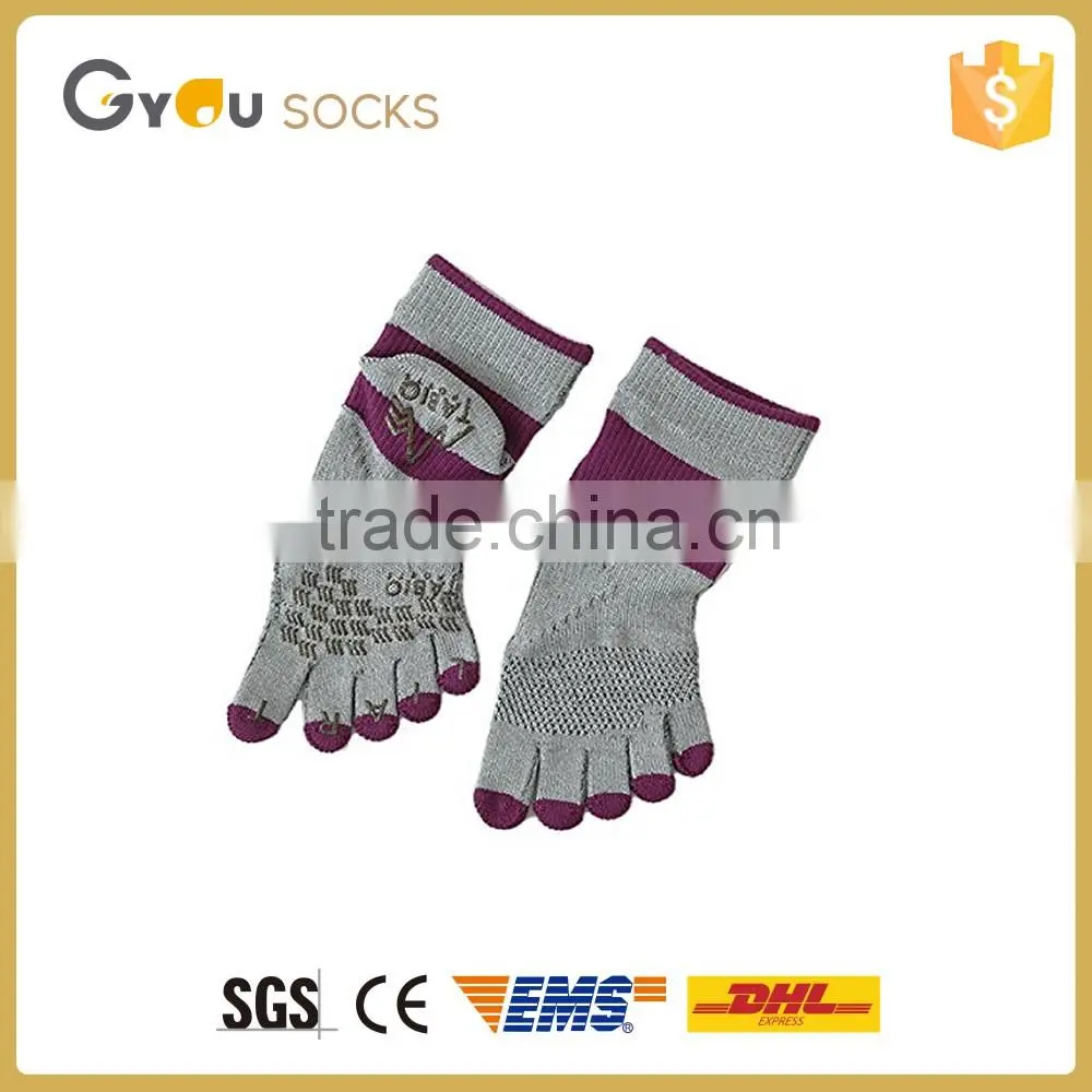 High quality knitting toe Prevent slippery peep-toe yoga socks for unisex free size