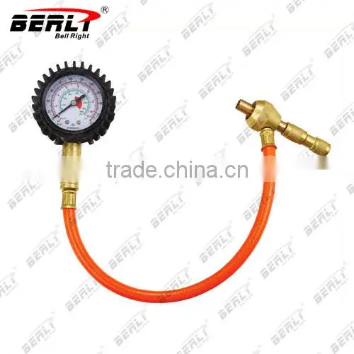 BellRight Long chuck dial tire pressure gauge