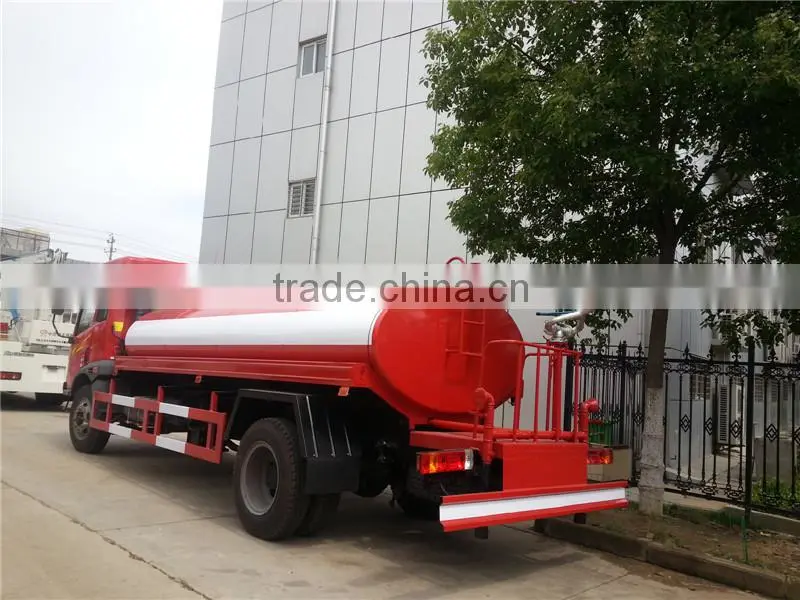 8ton Faw water truck for fire fighting