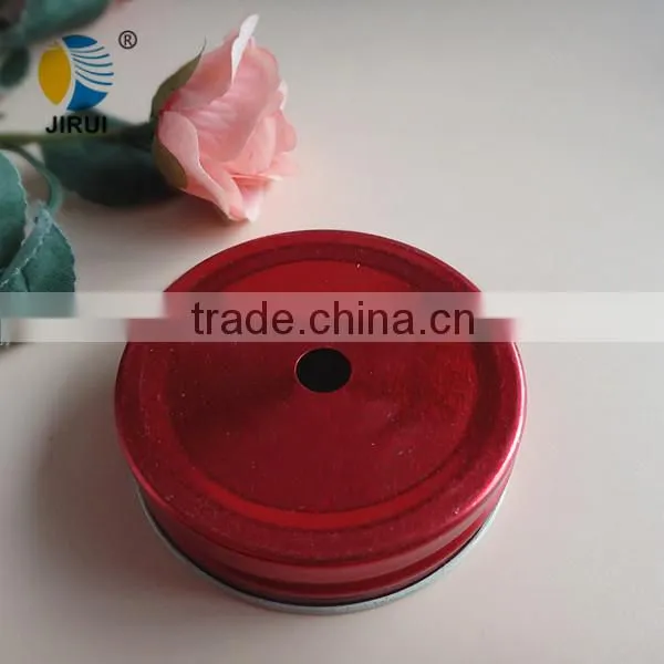 customerized metal caps for glass jars