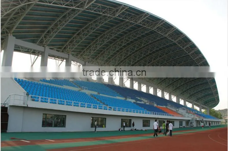 Steady steel building structure bleachers