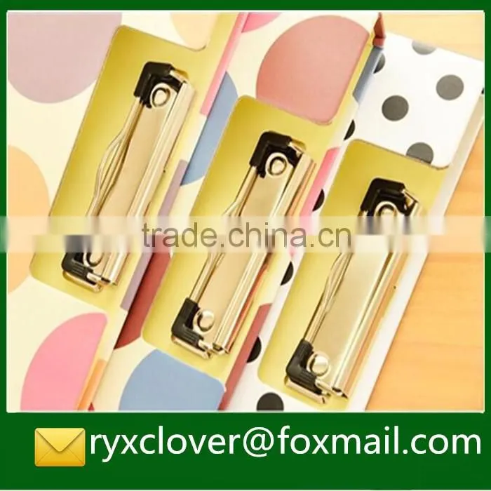 customized hot sale a4 writing clipboard with folding side made in china