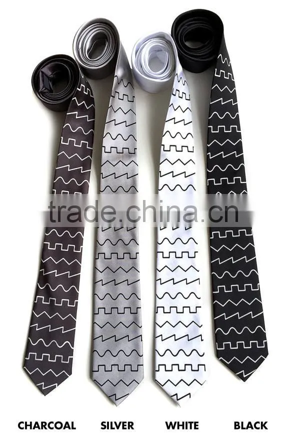 Oscillator Multi-Colored Easter Gift Silk Men Necktie