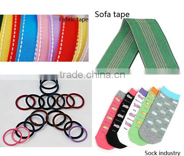 Colorful 23# Latex Silk Rubber Elastic Thread For Weave Cloth