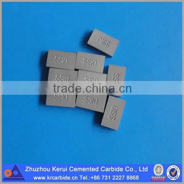 Blanks of small tungsten carbide plate for natural stone block production