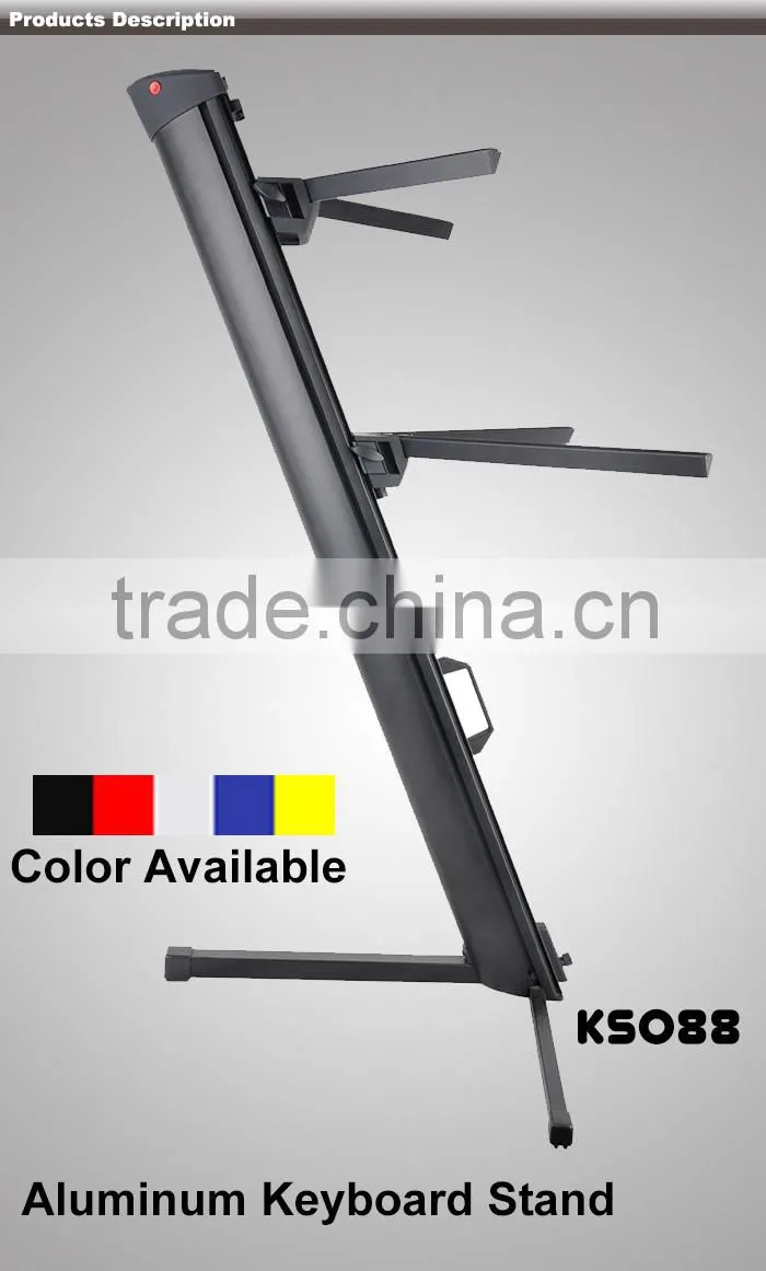 2 Tier Aluminum Music Keyboard Stand KS088
