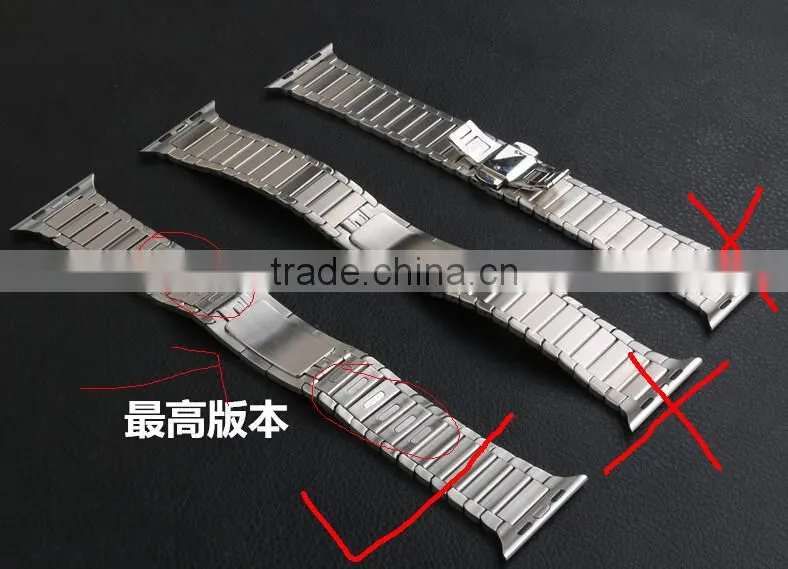 adjust without Tool stainless steel For Apple Watch band