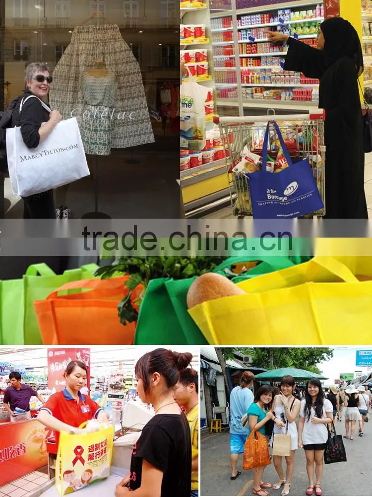 fasionable handle plastic bag