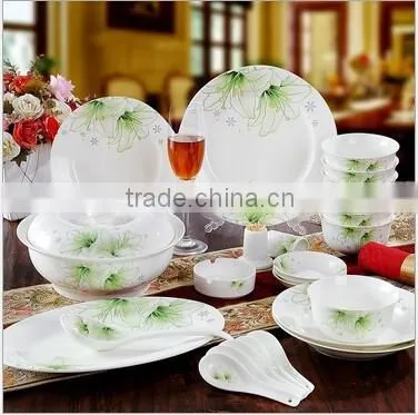 56 pcs Middle East Style Ceramic Dinnerware Tableware Set