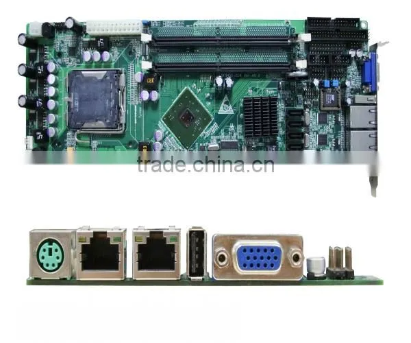 Intel 945GC+ICH7 full-sized mother board, with 1VGA, 1*USB, 2*LAN, 1*PS2 KB/MS.
