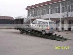 0.9~1.7m, 8 ton front load containers /hydraulic loading ramp /adjustable loading ramp
