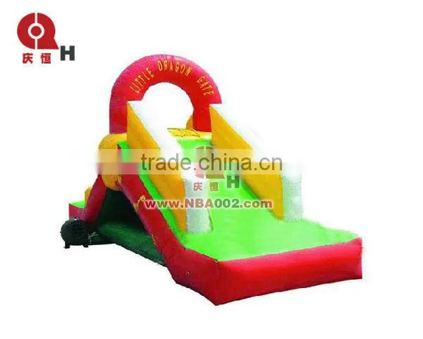 QHIS03 Children Commercial Inflatable Slide With Two Mini Archway