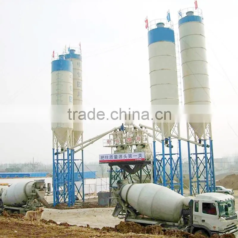 HZS50 high efficient manufacturing concrete batching plant price