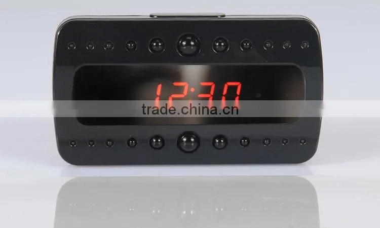 HD 1080P Alarm Clock Hidden Camera Clock with Battery and Long Time Recording