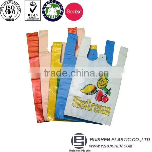 Customized Logo T-shirt Shape Packing Bags