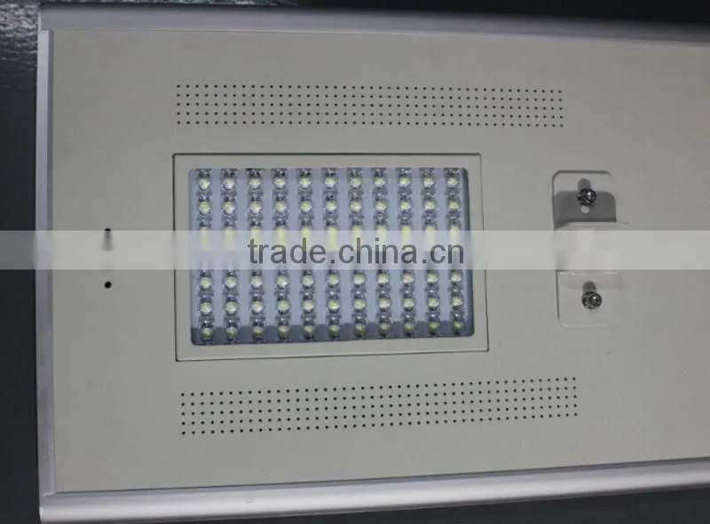 High lumen long lifespan integrated all in one solar street light led 80w
