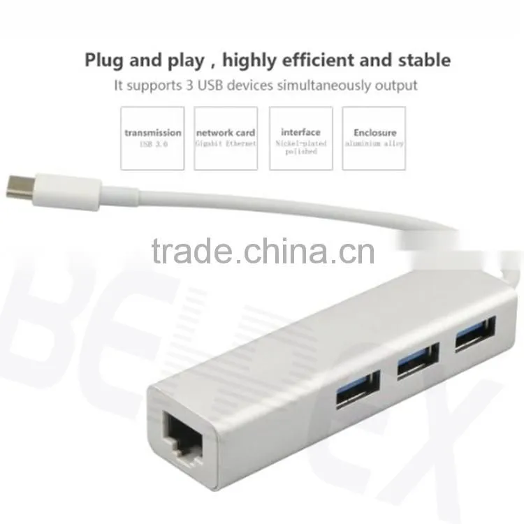 Stable USB C Wifi 3.0 Adapter Hub Cable for Mackbook Android Ethernet