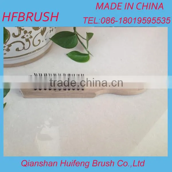 Steel wire marple wood hand brush