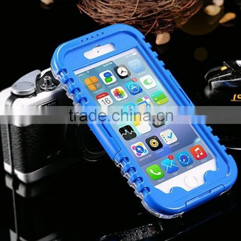 For iphone waterproof cell phone case red