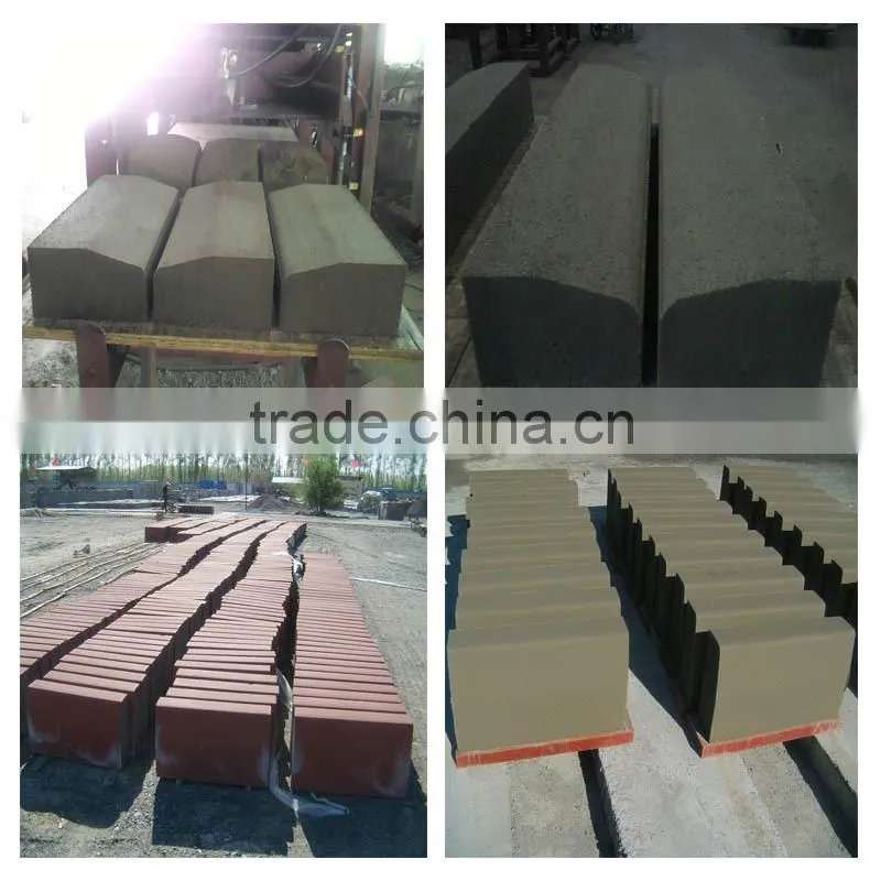china manual kerbstone making machine without pallet