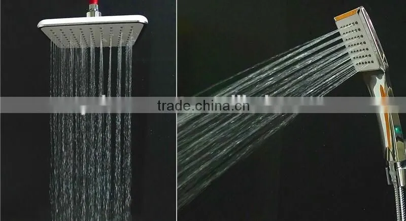 8 inch high pressure water saving rainfall shower head