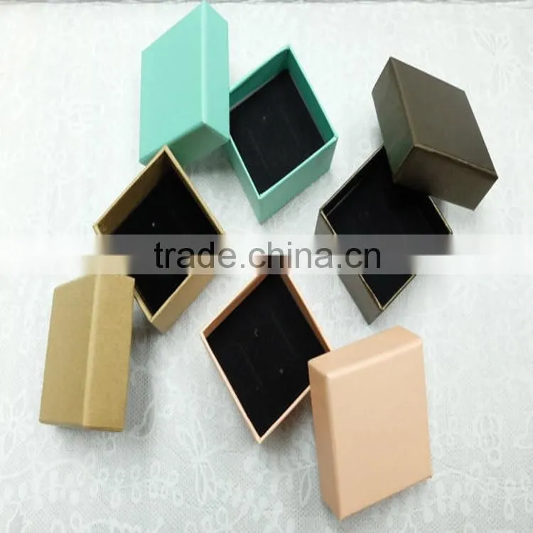 custom made little jewelry gift Boxes with velet foam insert