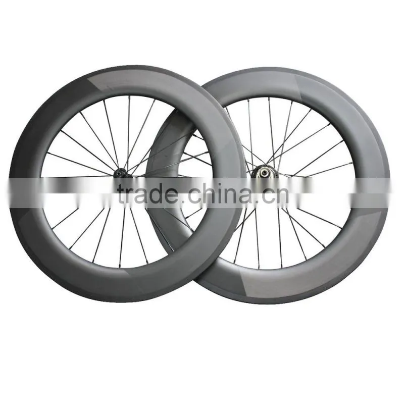 tubular road carbon wheelset OEM full tubular carbon road bike wheelset 86mm width