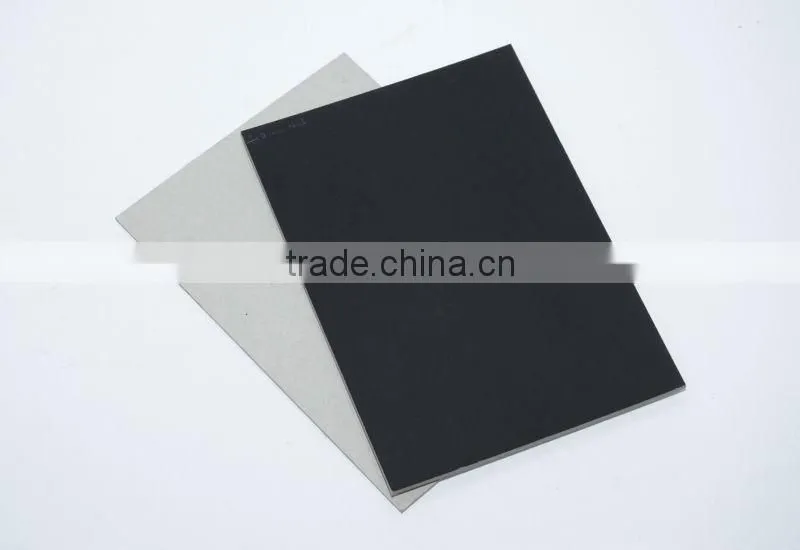 Laminated white coated duplex paper board with grey back
