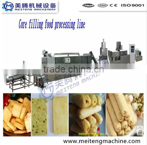 Puffed corn wheat snacks food extruder/machines