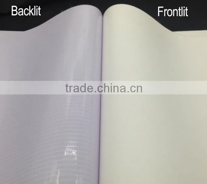 PVC flex frontlit banner or pvc backlit flex banner
