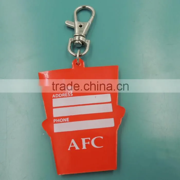 2014 hot-sale hot sale custom can shaped 3d rubber pvc keychain