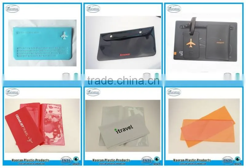 Thumb notch plastic ticket holder, coupon holder, PVC Play slip holder
