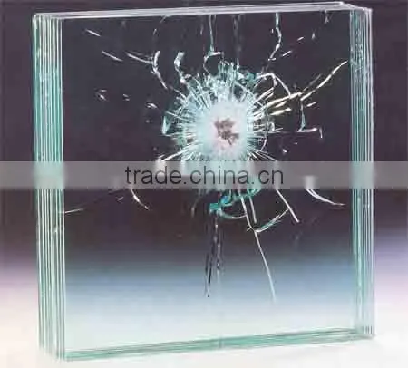 3-19mm bulletproof glass(CCC,AS/NZS2208,CE,FORM-A,FORM-E)