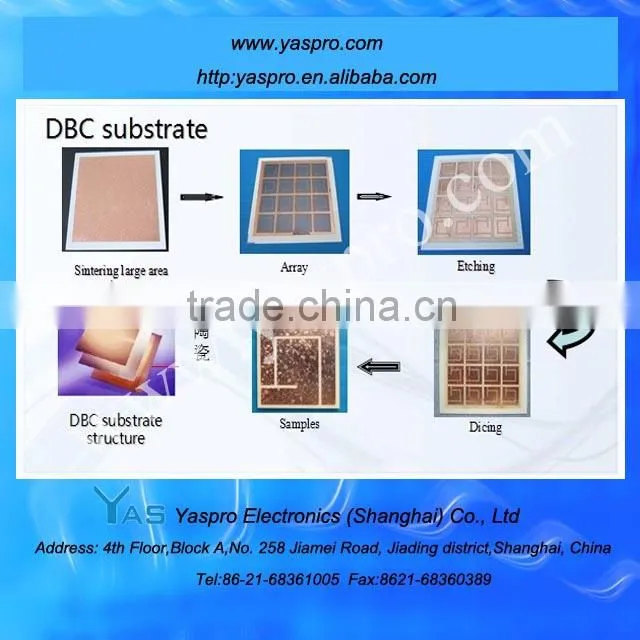 Aln Circuit Board(Thin Film Dpc/Dbc Substrate)Ceramic Pcb
