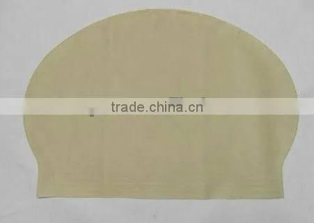 Latex swimming cap with custom logo