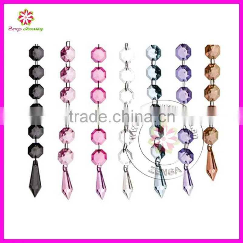 Acrylic crystal garland