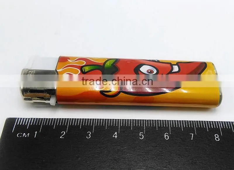 Hot selling customized paper plastic lighter