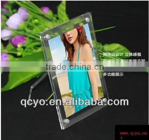 hand shape graceful exquisite acrylic magnetic photo frame alibaba website
