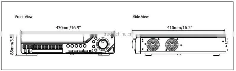 16CH H.264 Network Digital Video Recorder