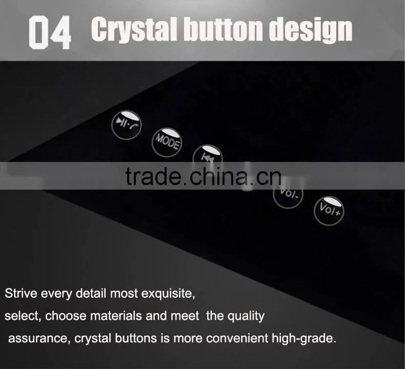 2016 New Product Best Super Bass Stereo Metal Rectangle Mini Bluetooth Portable Wireless Bluetooth speaker
