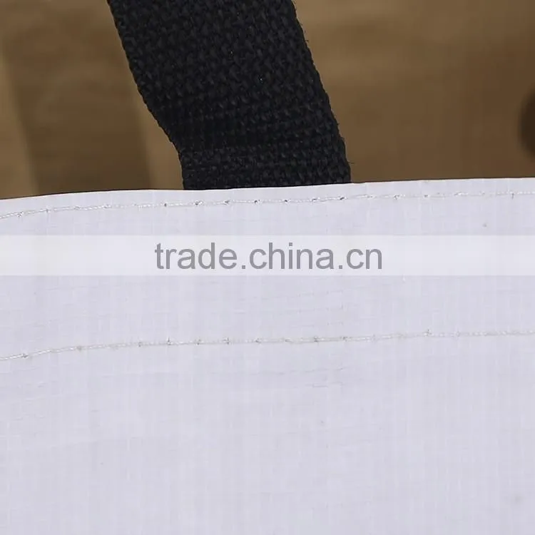 PP woven fabric with MAT lamination, shopping bag ,webbing PP handle ,with CMYK printing