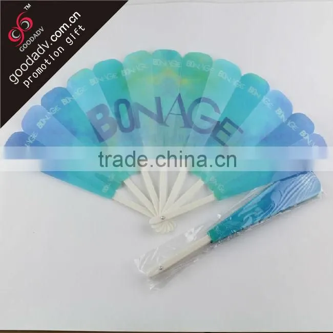 Custom popular pp fan summer requisite gift foldable hand fans