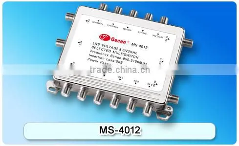 Hot Selling 4 SAT inputs & 6 output Satellite Multiswitch