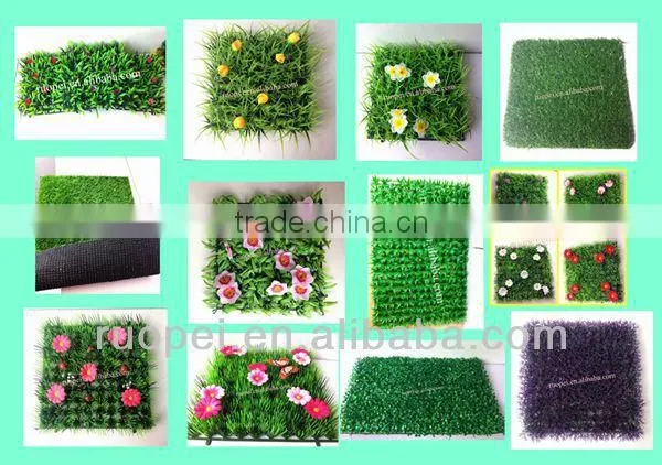 Plastic lawn leaf fence fake vertical artificial ivy fence
