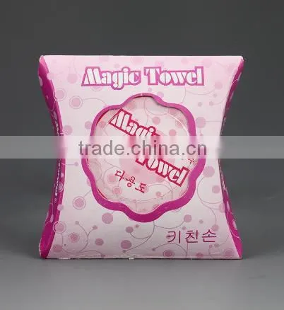 Camping travel compressed disposable towel