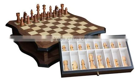 2015Inlaid Wood Chess Cabinet