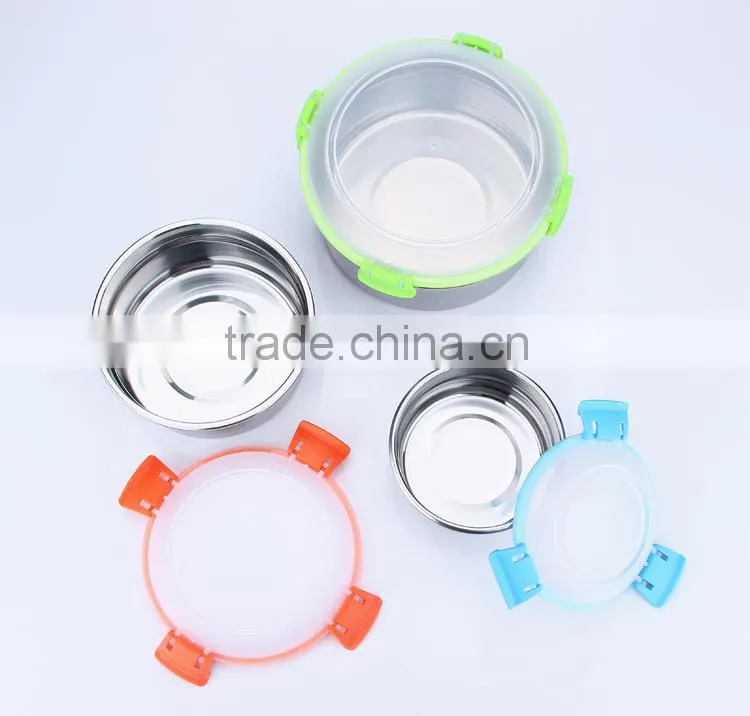 lock lock stainless steel take out food container soup bowl with lid